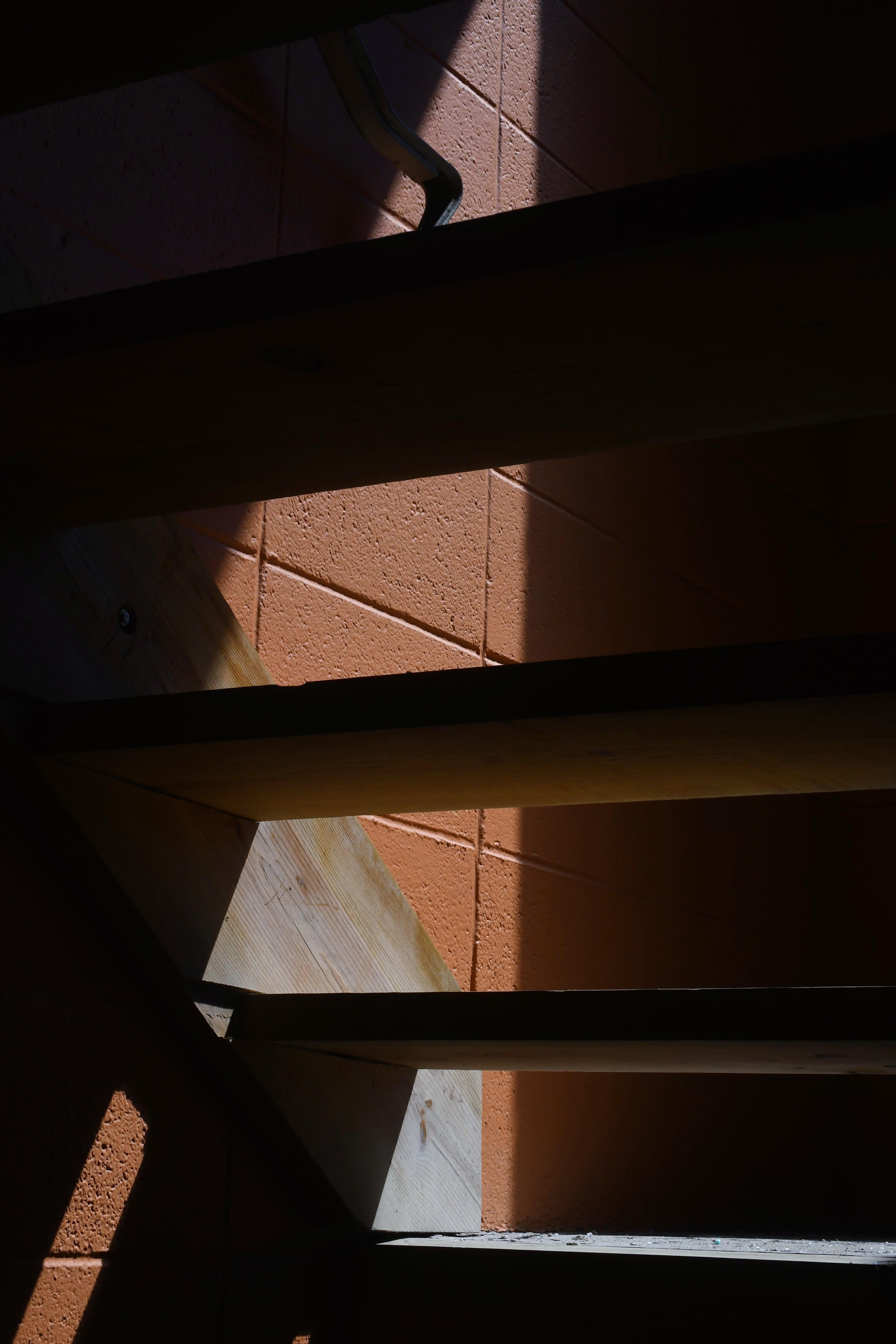 shadows on Oakridge stairway