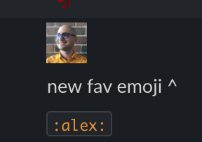 Alex as a emoji